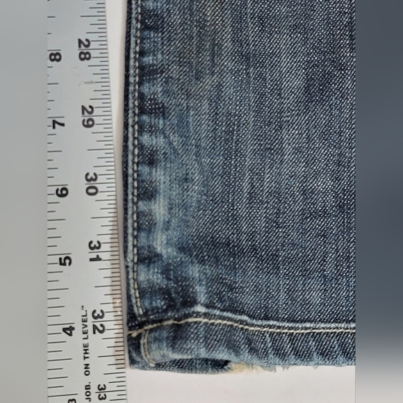 David Kahn Lauren Bootcut Mid Rise Denim Jean Women's Size 12 Color Manhattan - Picture 9 of 11